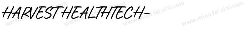 HARVEST HEALTHTECH字体转换